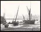 Unloading vessel probably at Broadstairs [Lantern Slide] | Margate History